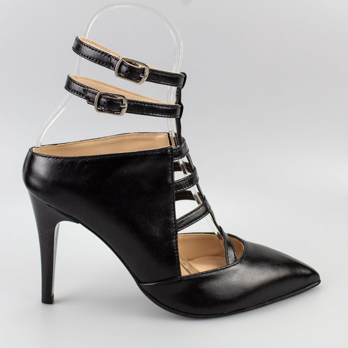 Sandale Elegante Din Piele Naturala Negru box 1231 - VEROSOLSHOES.RO