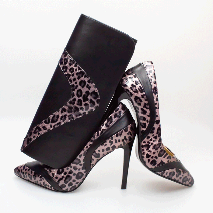 Set Plic si Pantofi Eleganti Dama Din Piele Naturala 4021