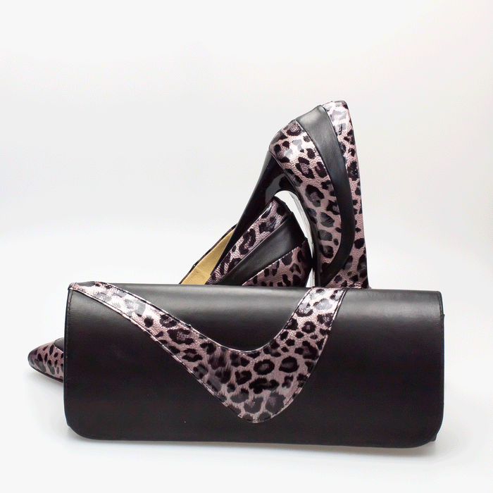 Set Plic si Pantofi Eleganti Dama Din Piele Naturala 4021