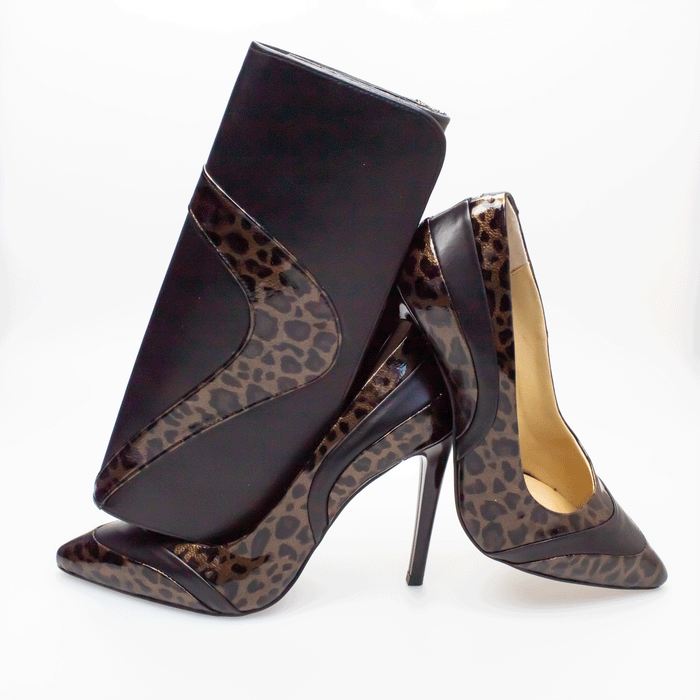 Set Plic si Pantofi Eleganti Dama Din Piele Naturala 4021