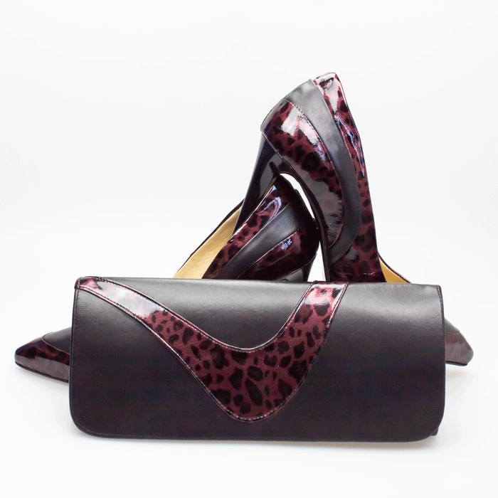 Set Plic si Pantofi Eleganti Dama Din Piele Naturala 4021