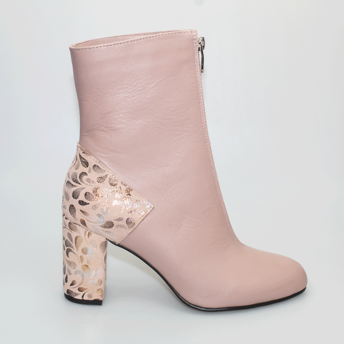 Botine Din Piele Naturala 7105