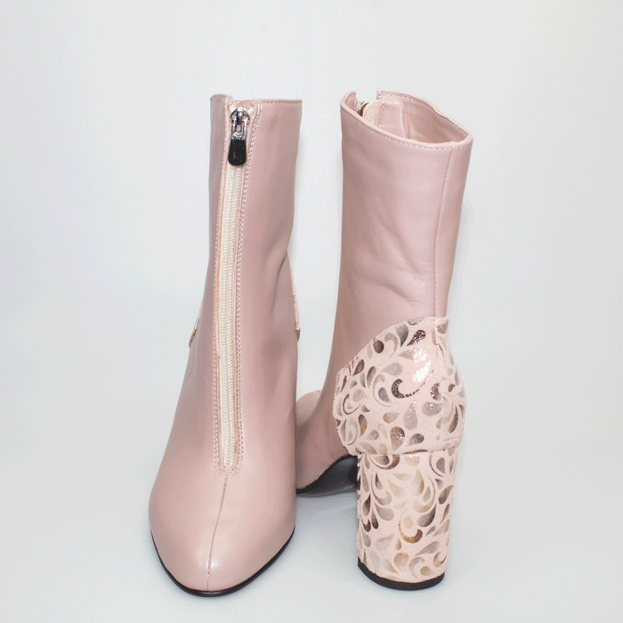 Botine Din Piele Naturala 7105