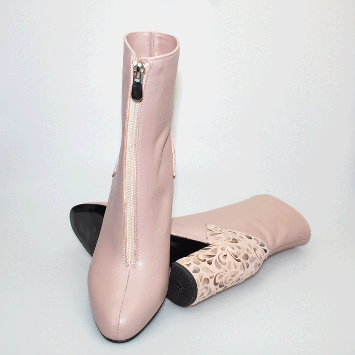 Botine Din Piele Naturala 7105