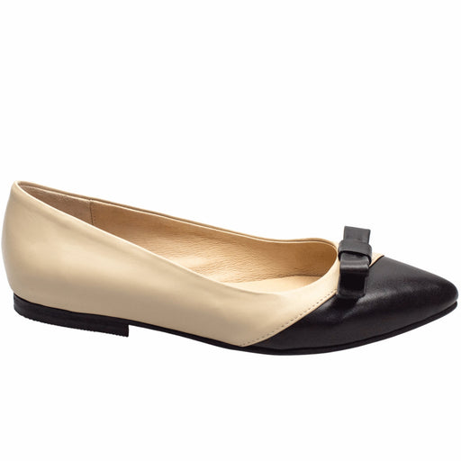 Balerini dama din piele naturala 9086 - VEROSOLSHOES.RO