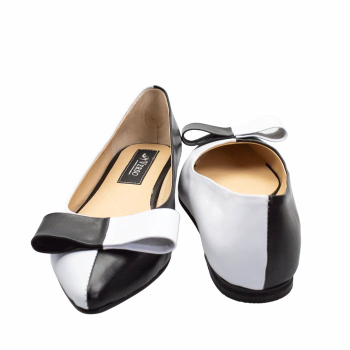 Balerini dama din piele naturala 9087 - VEROSOLSHOES.RO