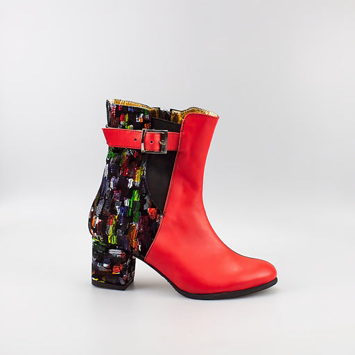 Botine Din Piele Naturala 7087 - VEROSOLSHOES.RO