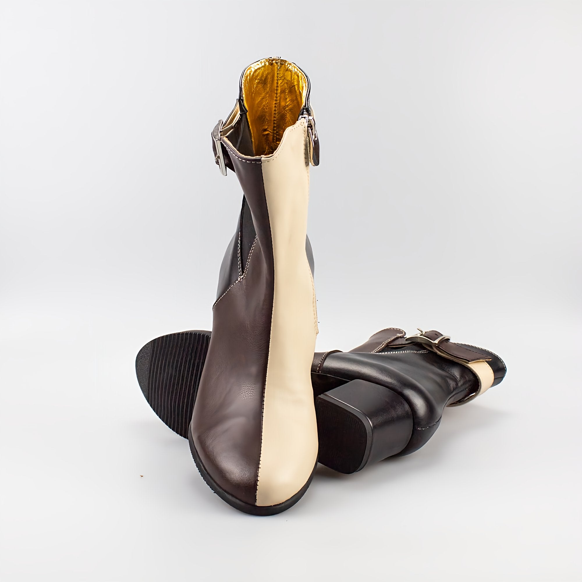 Botine Din Piele Naturala 7088 - VEROSOLSHOES.RO