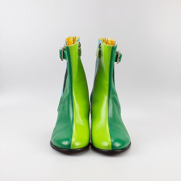Botine Din Piele Naturala 7090 - VEROSOLSHOES.RO