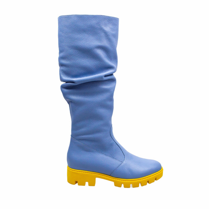 Cizme din piele naturala cu talpa joasa 8049 - VEROSOLSHOES.RO