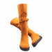 Cizme din piele naturala cu talpa joasa 8049 - VEROSOLSHOES.RO
