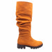 Cizme din piele naturala cu talpa joasa 8049 - VEROSOLSHOES.RO