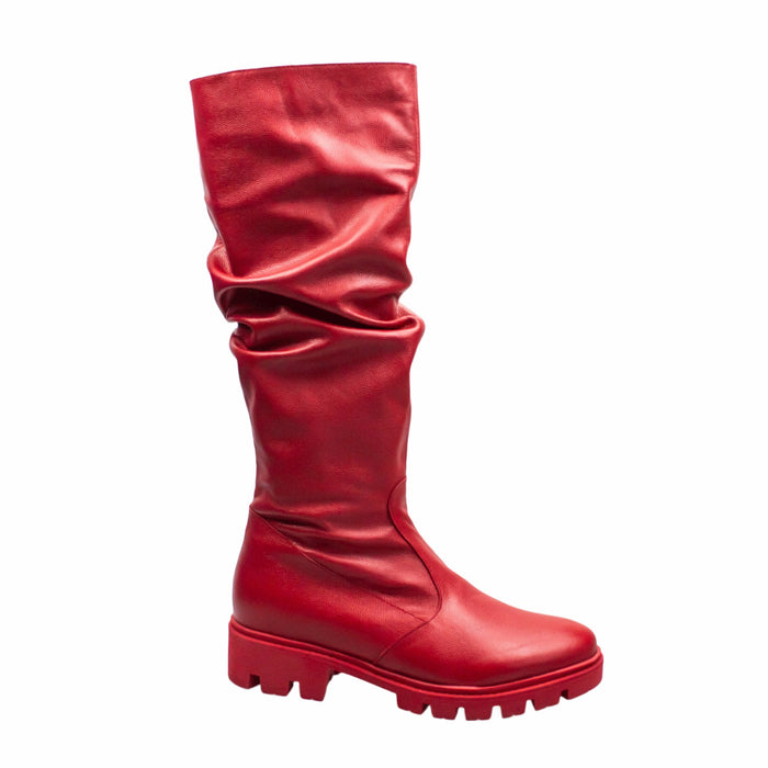 Cizme din piele naturala cu talpa joasa 8049 - VEROSOLSHOES.RO