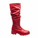 Cizme din piele naturala cu talpa joasa 8049 - VEROSOLSHOES.RO