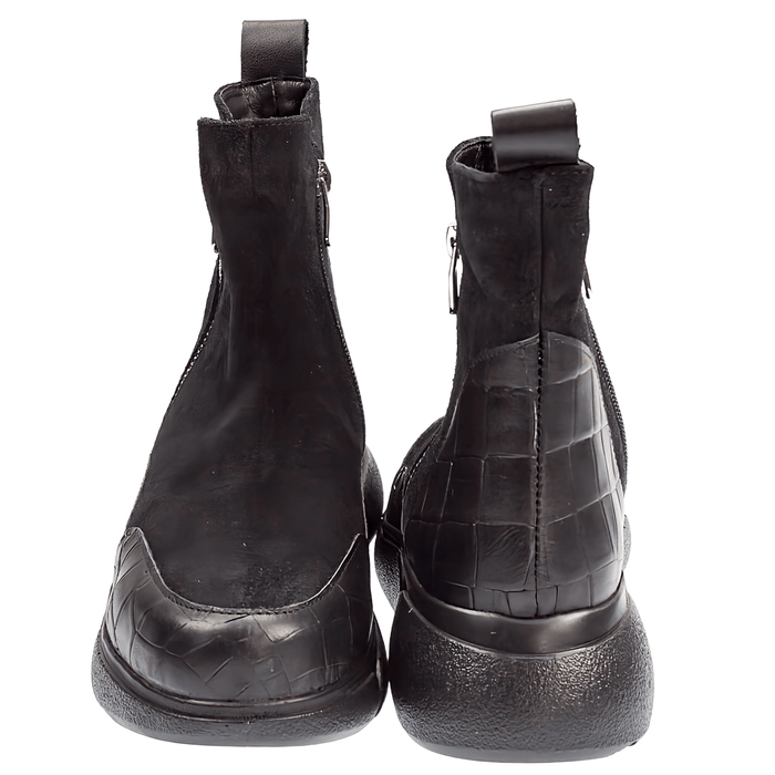 Ghete Dama Din Piele Naturala 6083 - VEROSOLSHOES.RO