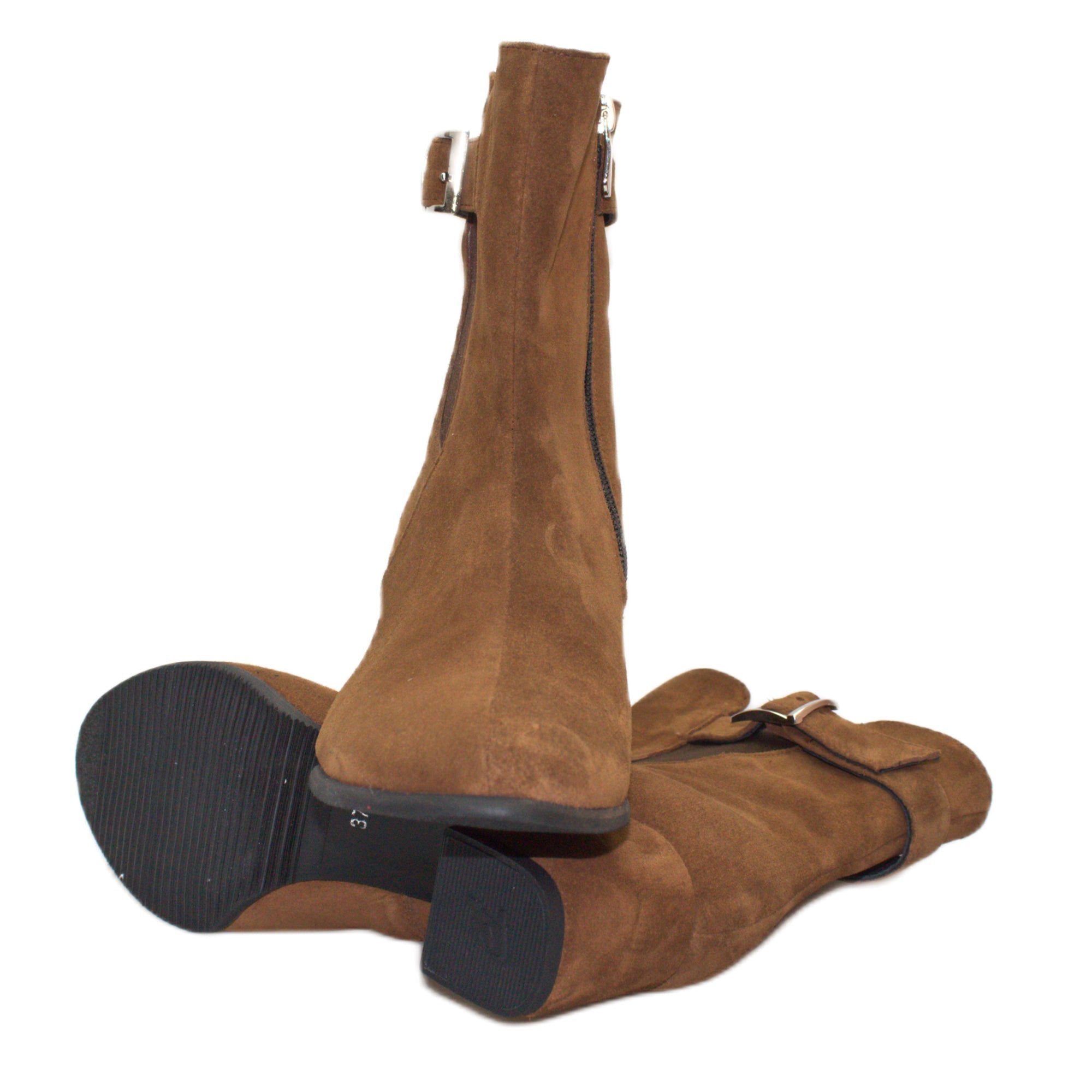 Botine Din Piele Naturala 7085 - VEROSOLSHOES.RO