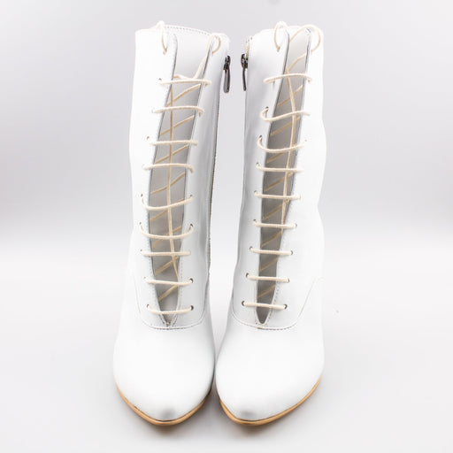Botine Din Piele Naturala Bej 7061 - VERSO.RO