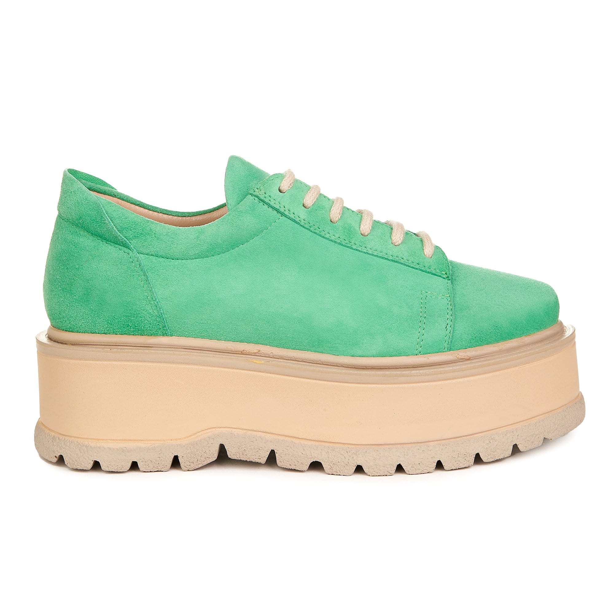 Pantofi Casual Din Piele Naturala Verde 3023 - VERSO.RO