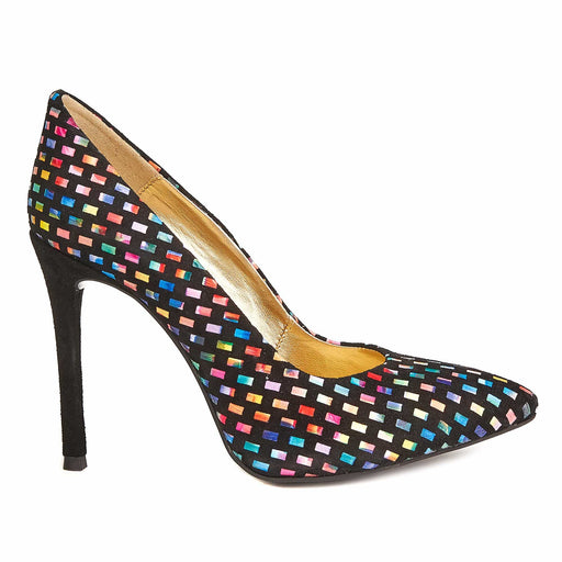 Pantofi Eleganti Din Piele Naturala Multicolor 2009 - VERSO.RO