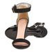 Sandale Elegante Din Piele Naturala Negru Velur 1039 - VERSO.RO